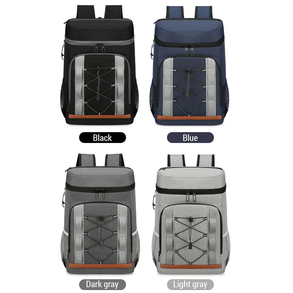 Insulated Cooler Backpack with Leakproof Lunch Compartment