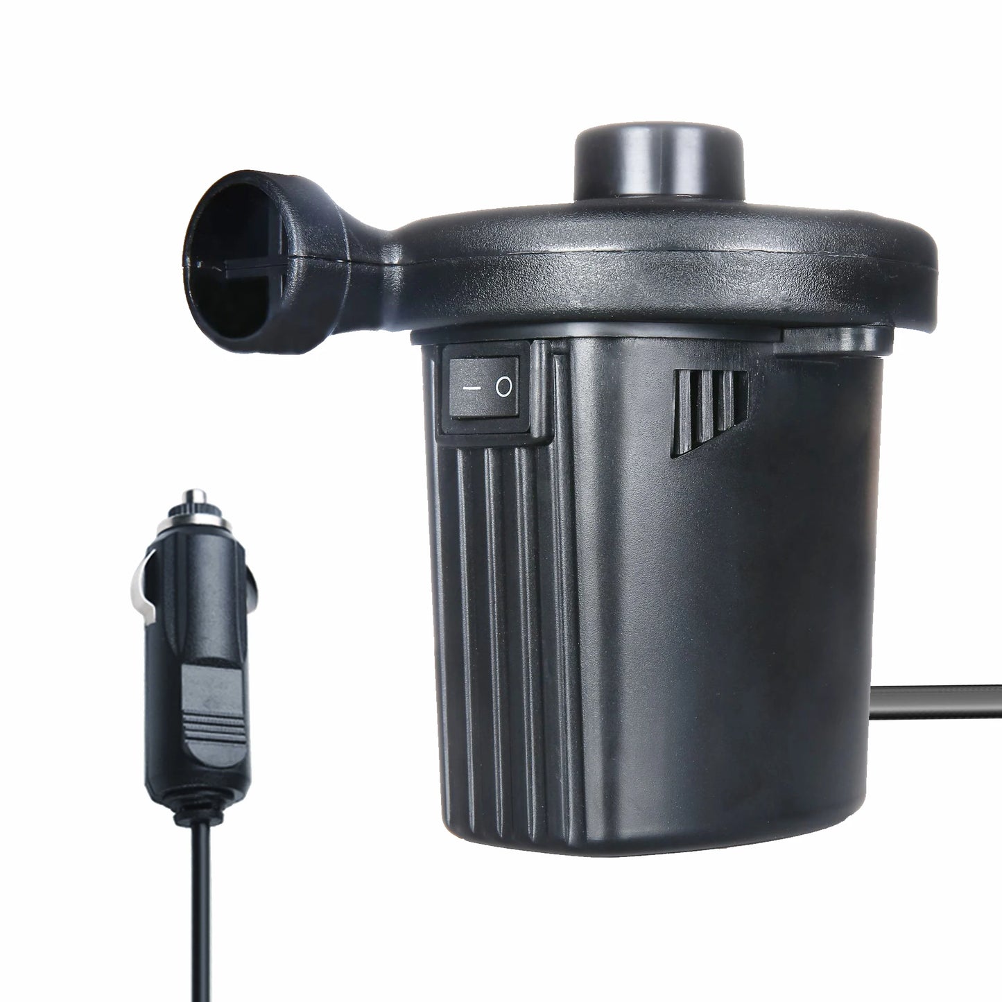 Multi-Purpose Electric Inflatable Pump – 12V/220V for Car, Camping, Mattress, & Boat (70W)