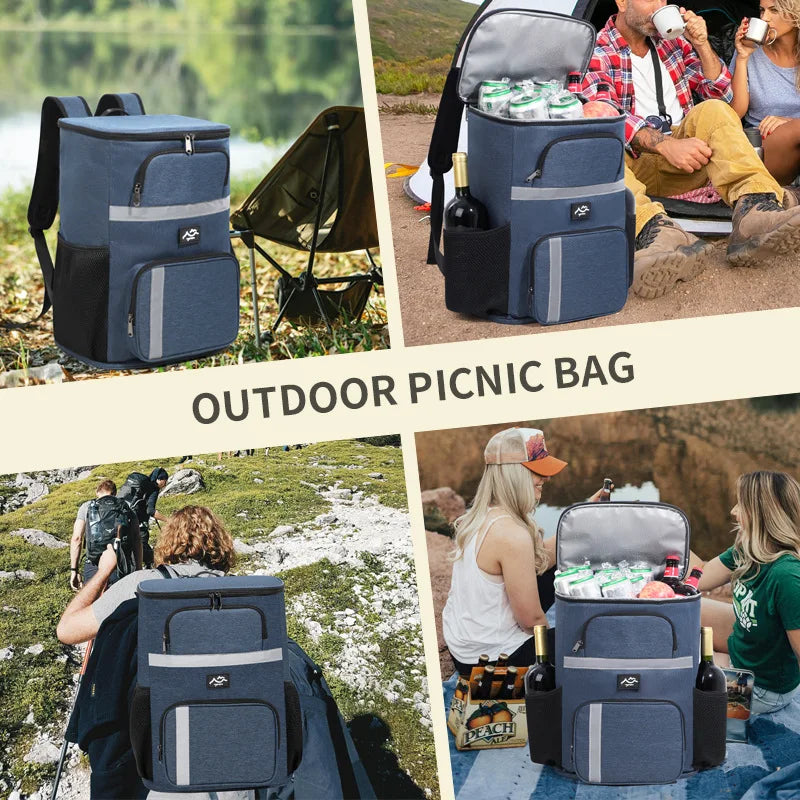 Outdoor Insulated Thermal Cooler Backpack