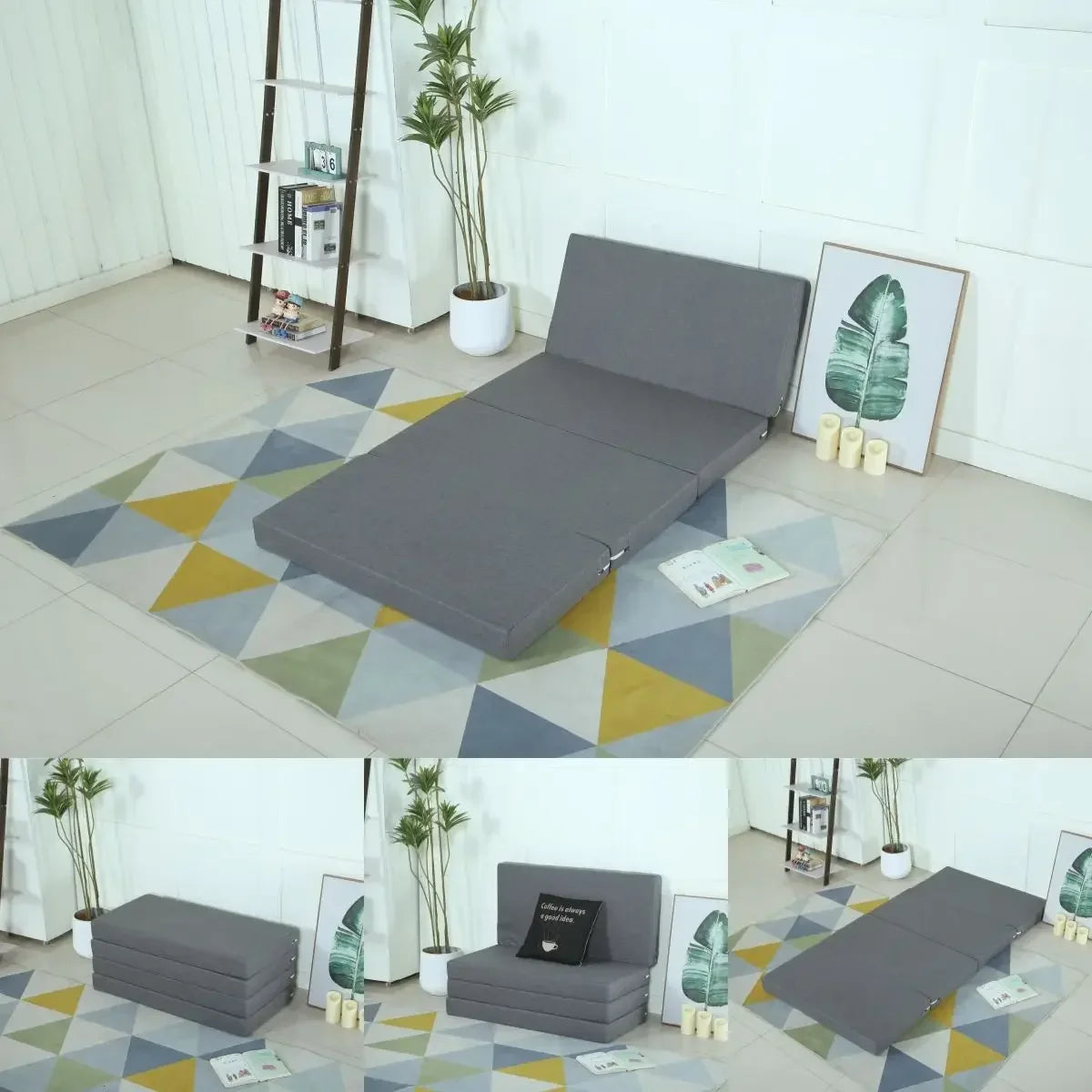 Lazy Tatami Multifunctional Memory Foam Folding Mattress / Mat