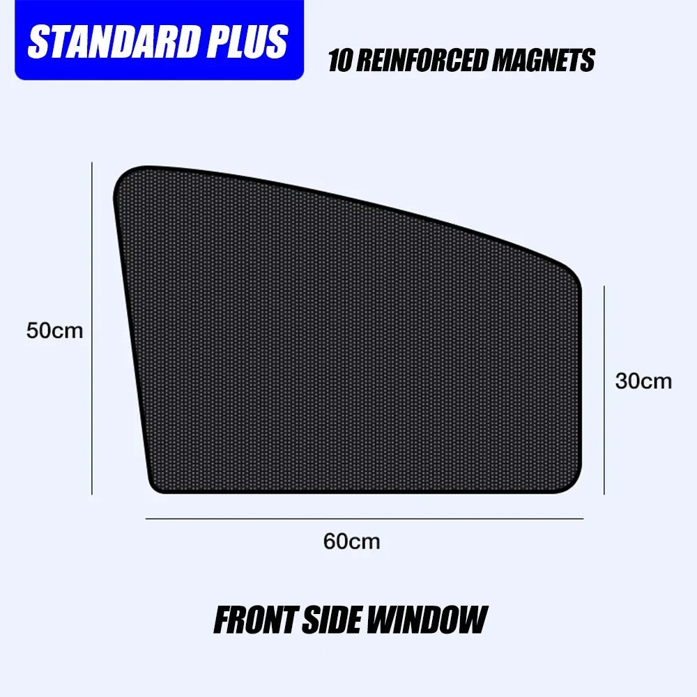 Magnetic Blackout Car Window Shades – UV Protection & Breathable Mesh