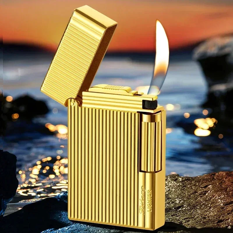 Metal Windproof Double Flame Butane Torch Lighter