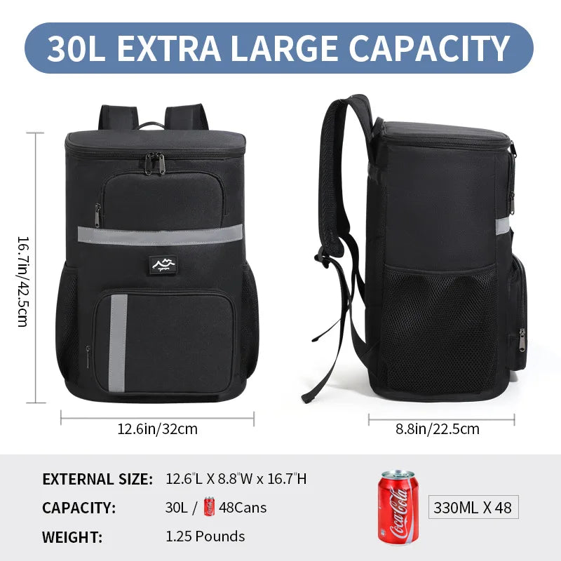 Outdoor Insulated Thermal Cooler Backpack