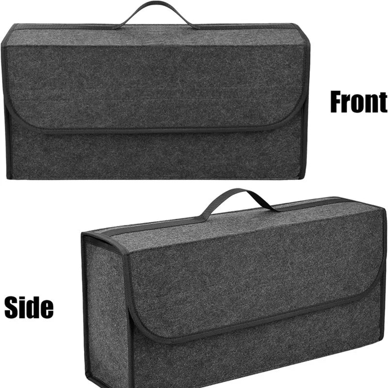 Soft Felt Anti-Slip Car Trunk Organizer & Storage Box