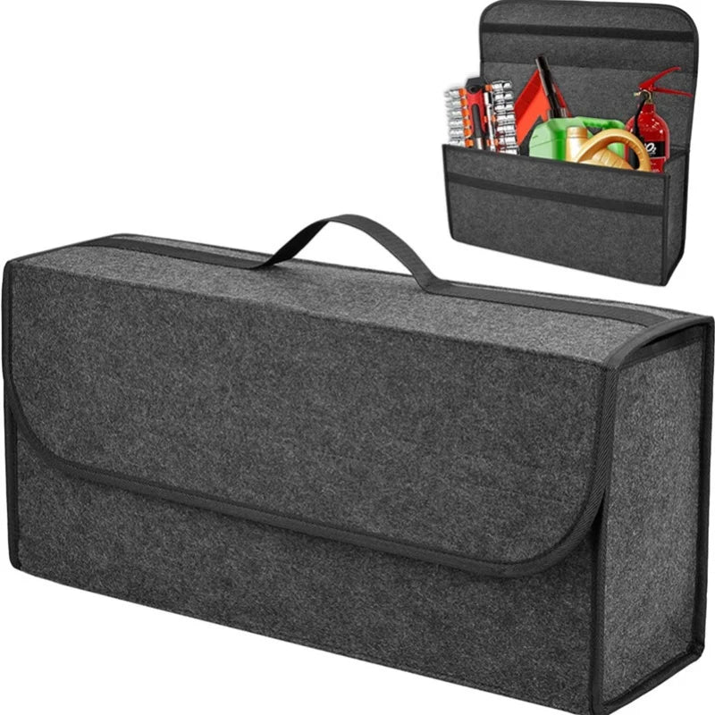 Soft Felt Anti-Slip Car Trunk Organizer & Storage Box