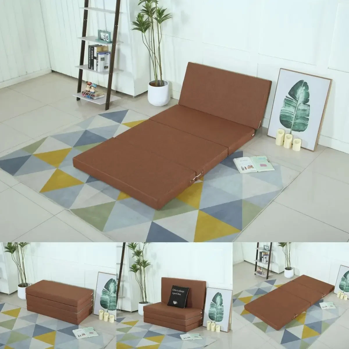 Lazy Tatami Multifunctional Memory Foam Folding Mattress / Mat
