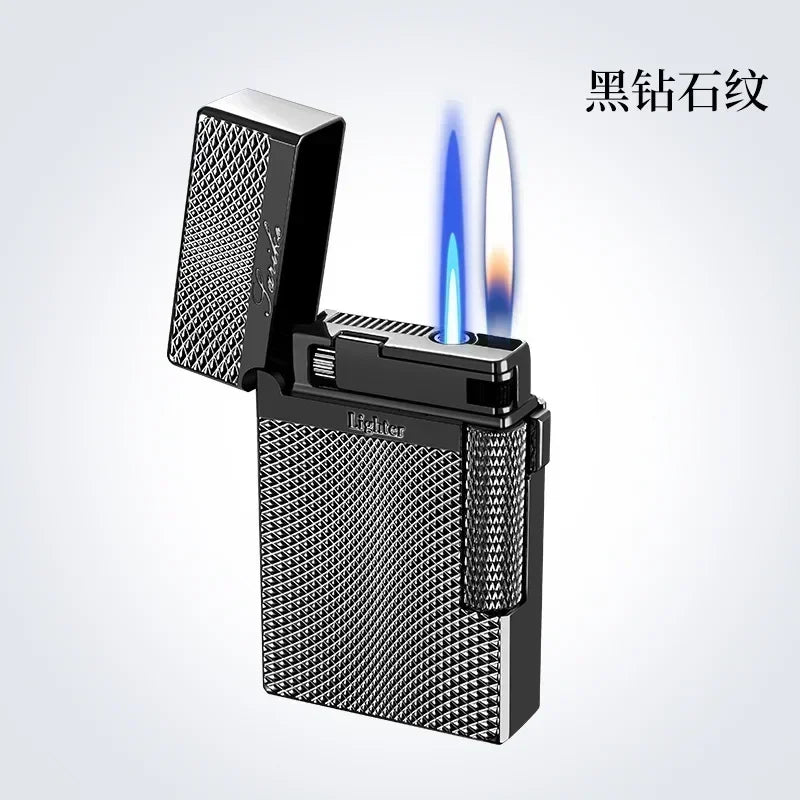 Metal Windproof Double Flame Butane Torch Lighter
