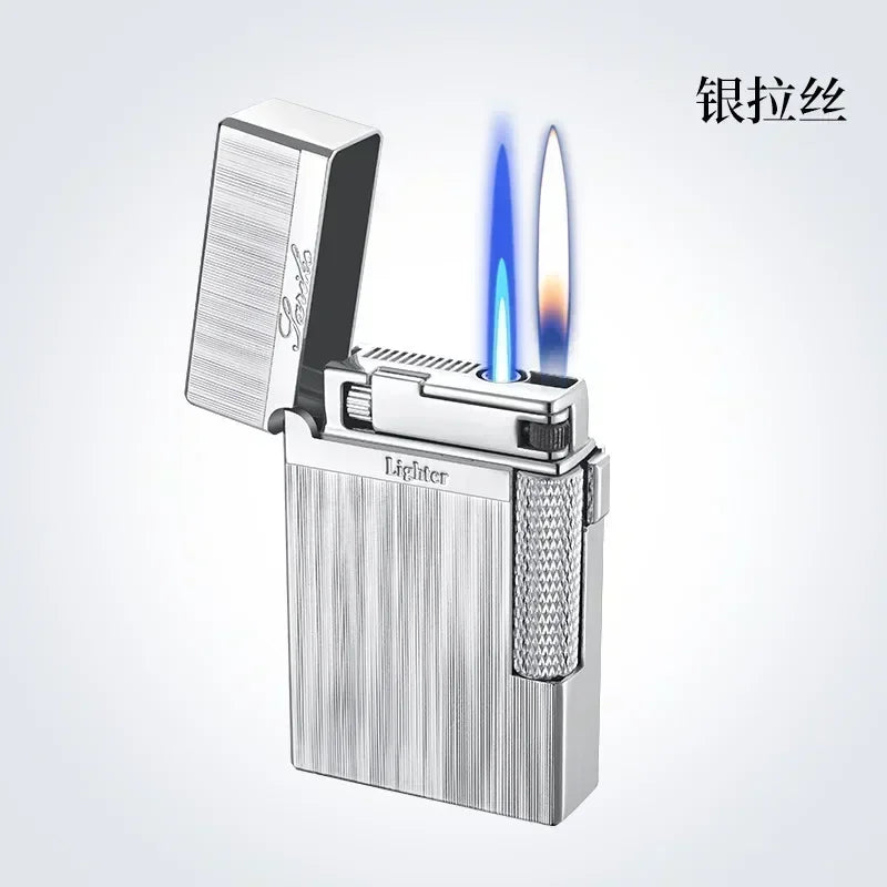 Metal Windproof Double Flame Butane Torch Lighter