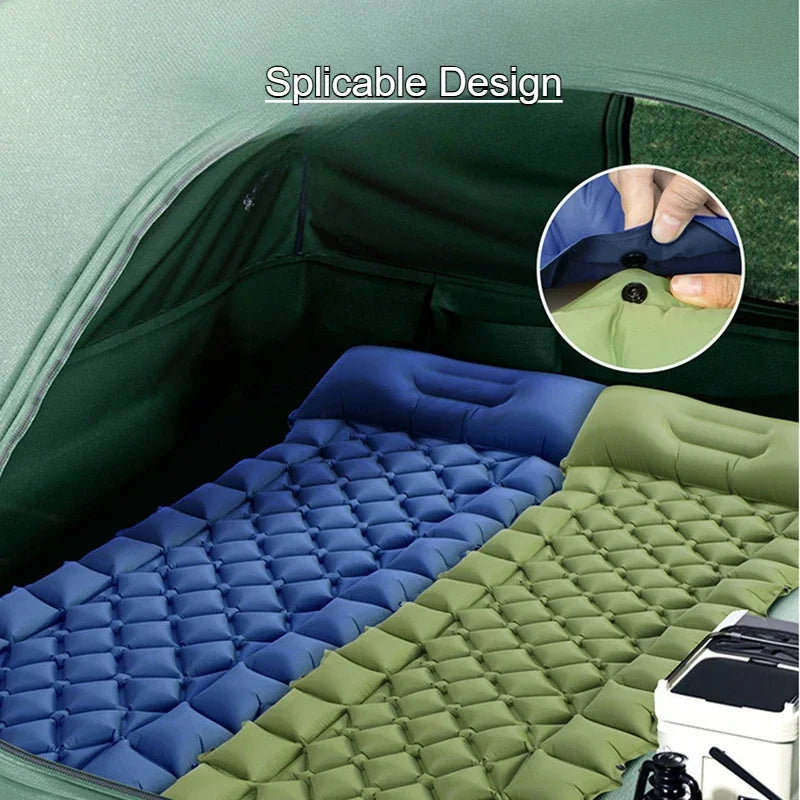 Lightweight Inflatable Camping Mattress (Moisture-Resistant)