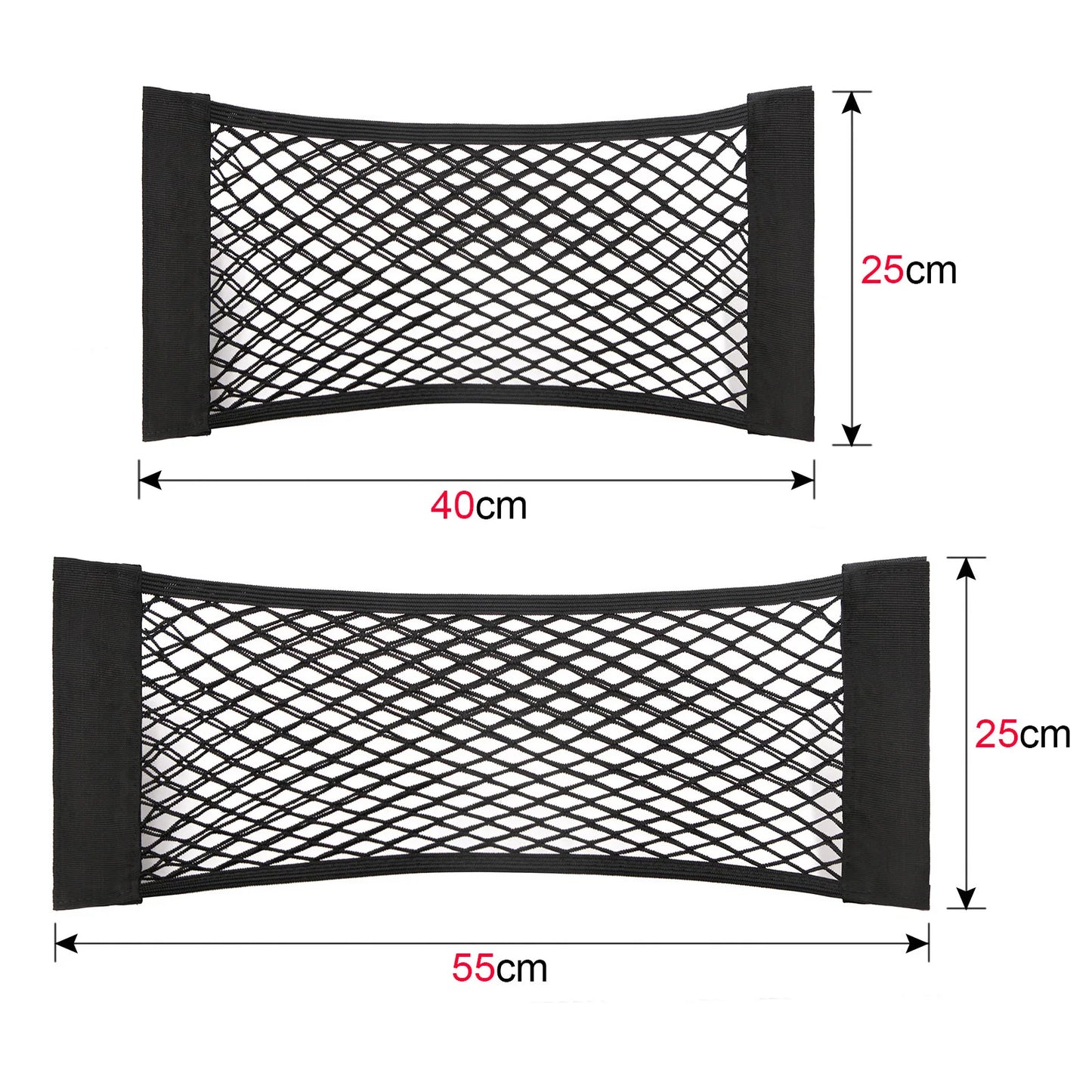 Car Trunk Organizer Net, Cargo & Luggage Storage Mesh for Vehicle