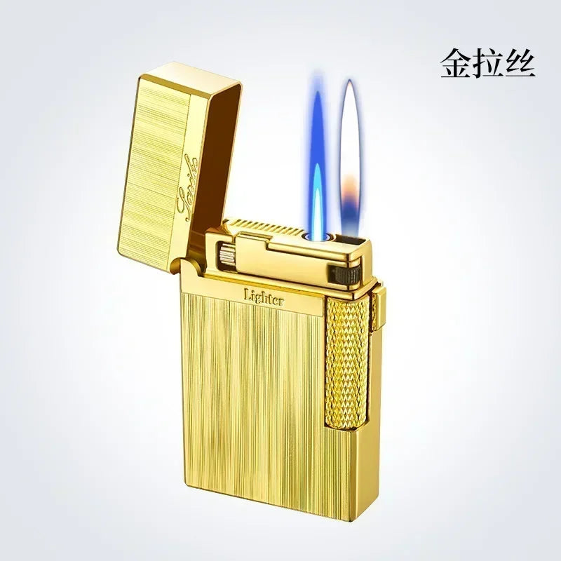 Metal Windproof Double Flame Butane Torch Lighter