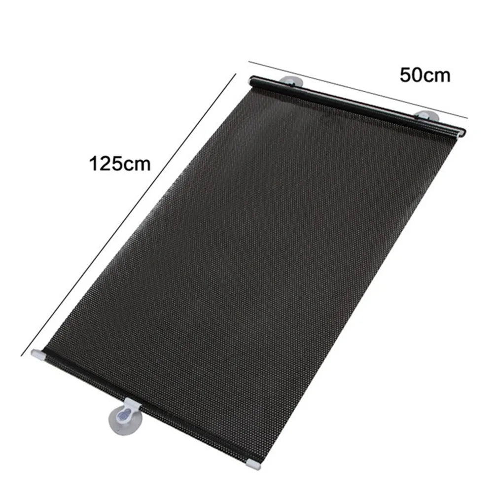 Rear & Front Side Window Car Sunshade Curtains with Suction Cups