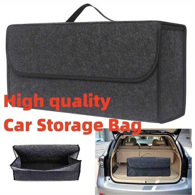 Soft Felt Anti-Slip Car Trunk Organizer & Storage Box