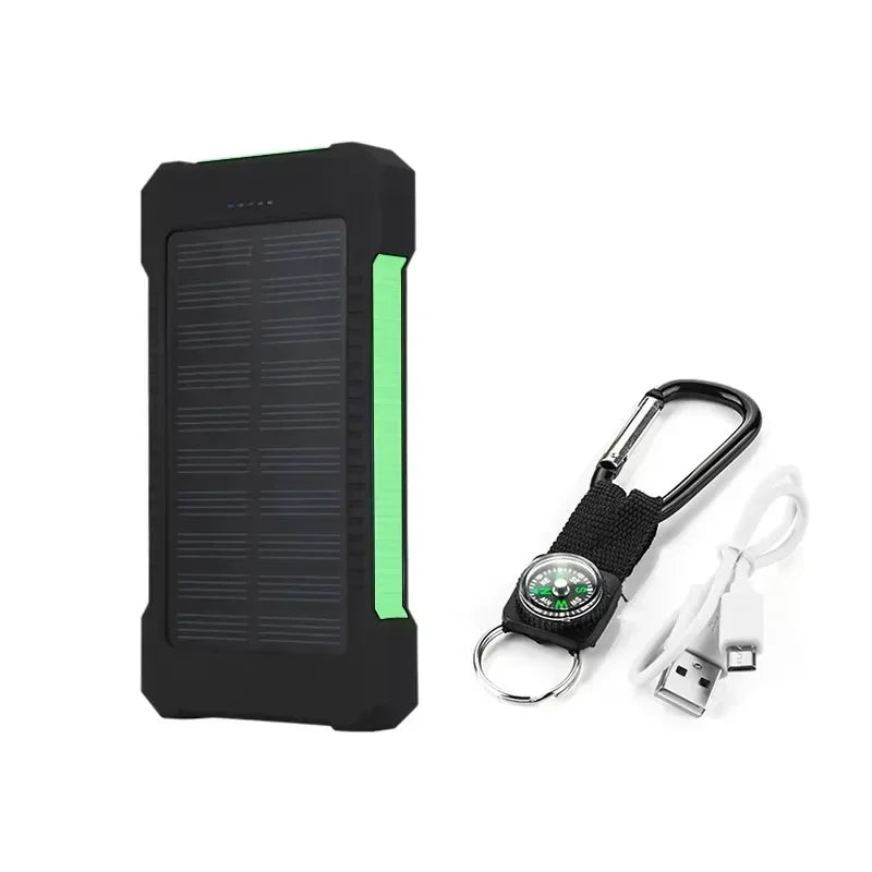Portable Waterproof Solar Power Bank (20,000mAh)