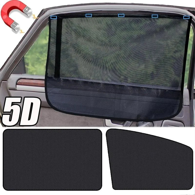 Magnetic Blackout Car Window Shades – UV Protection & Breathable Mesh