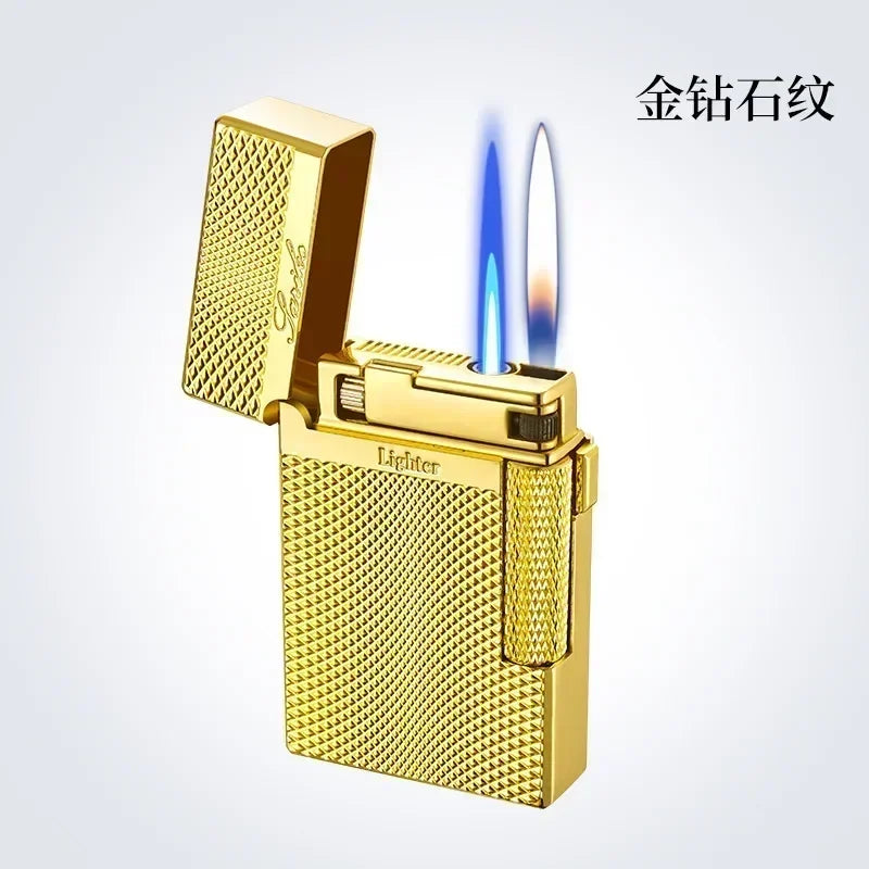 Metal Windproof Double Flame Butane Torch Lighter