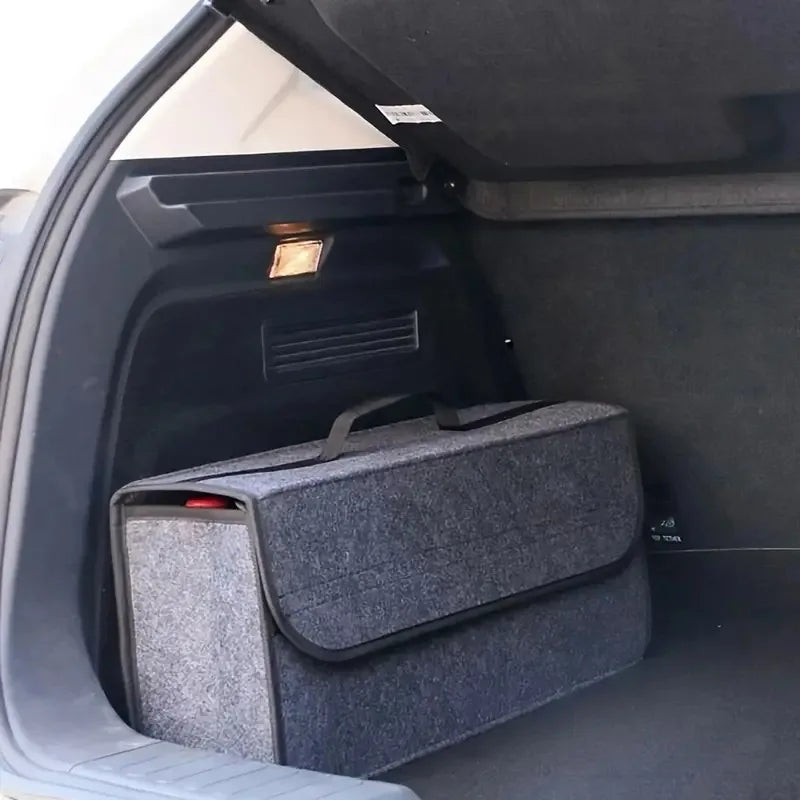 Soft Felt Anti-Slip Car Trunk Organizer & Storage Box