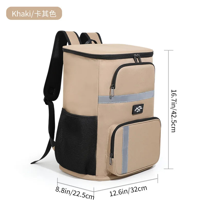 Outdoor Insulated Thermal Cooler Backpack