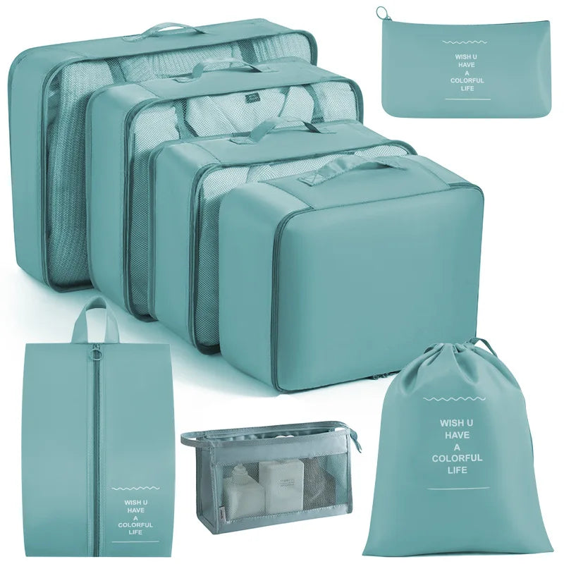 Travel Organizer Packing Cubes Set (6 or 8 Pieces)