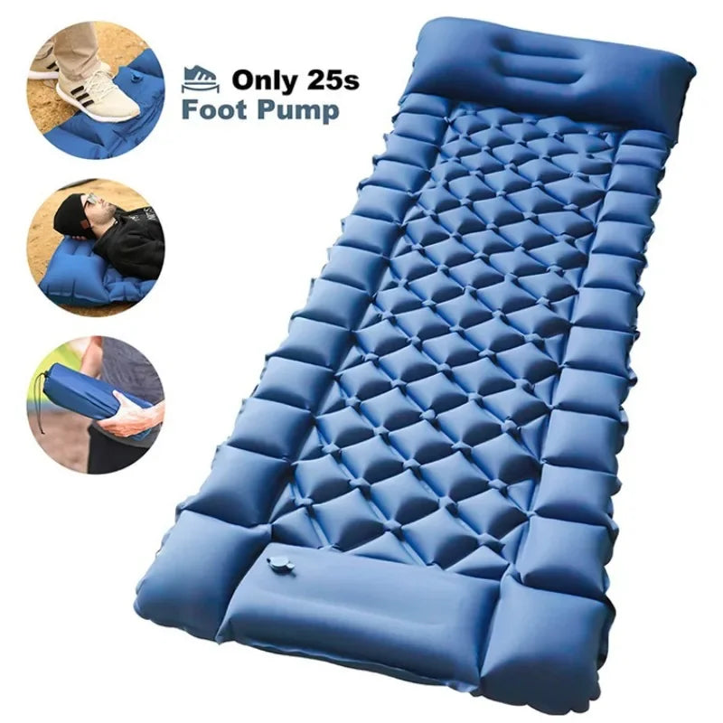 Lightweight Inflatable Camping Mattress (Moisture-Resistant)