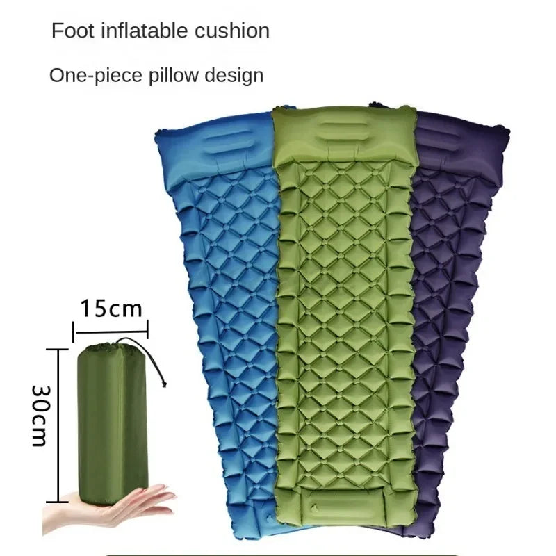 Lightweight Inflatable Camping Mattress (Moisture-Resistant)