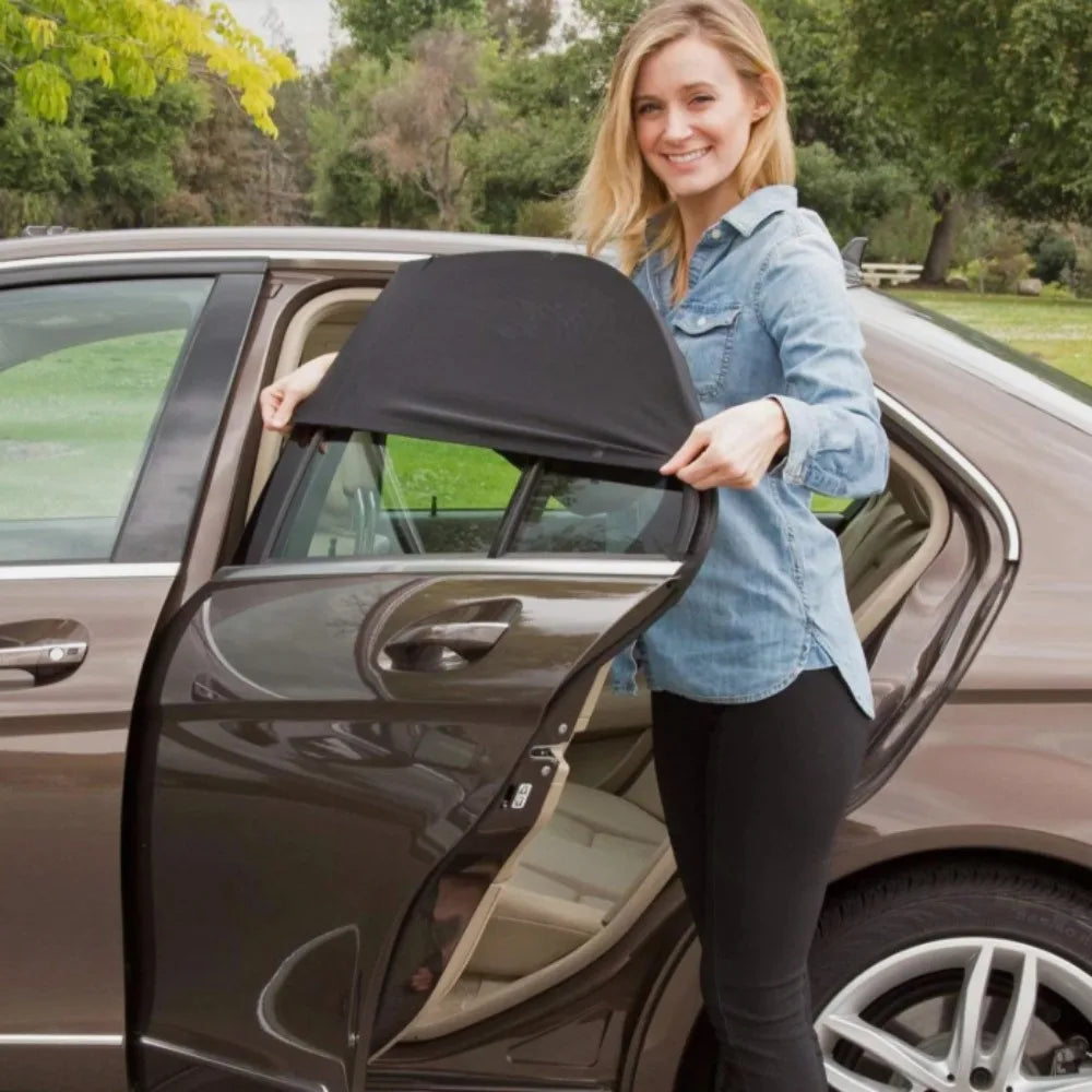 Car Window & Door Anti-Mosquito Screens (4PCS Breathable with Ventilation & Cooling Nets)