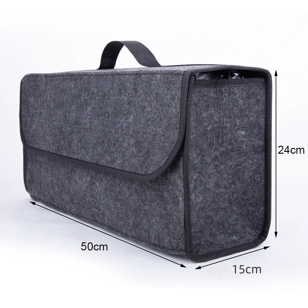 Soft Felt Anti-Slip Car Trunk Organizer & Storage Box