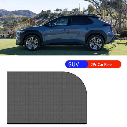Elastic Mesh Car Window Shades – UV & Mosquito Protection for Front & Rear Side Windows