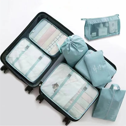 Travel Organizer Packing Cubes Set (6 or 8 Pieces)