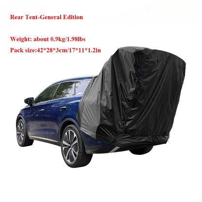 Outdoor SUV/MPV & Cat Tail Tent (Roof Extension Sunshade, Rainproof & Anti-Mosquito. NO POLES)