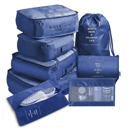 Travel Organizer Packing Cubes Set (6 or 8 Pieces)