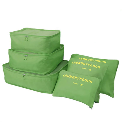 Travel Organizer Packing Cubes Set (6 or 8 Pieces)