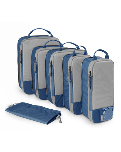 Durable & Lightweight Organizer Compression Packing Cubes Bags Set (2/4/6)