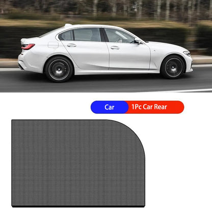 Elastic Mesh Car Window Shades – UV & Mosquito Protection for Front & Rear Side Windows