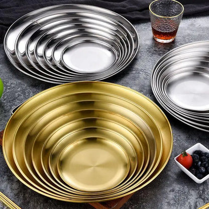 Stainless Steel Camping Tableware Single / Set