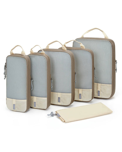 Durable & Lightweight Organizer Compression Packing Cubes Bags Set (2/4/6)