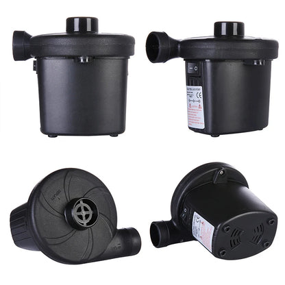 Multi-Purpose Electric Inflatable Pump – 12V/220V for Car, Camping, Mattress, & Boat (70W)