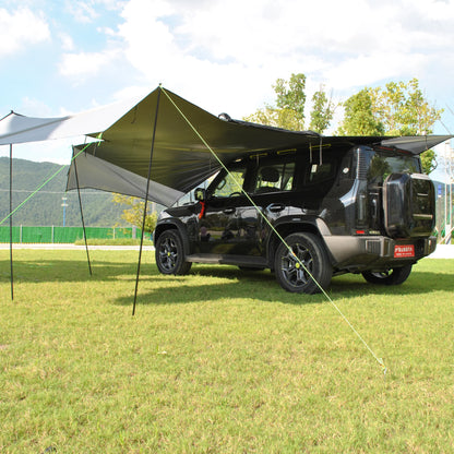 Car Rear Canopy Tent with Three-Sided Awning