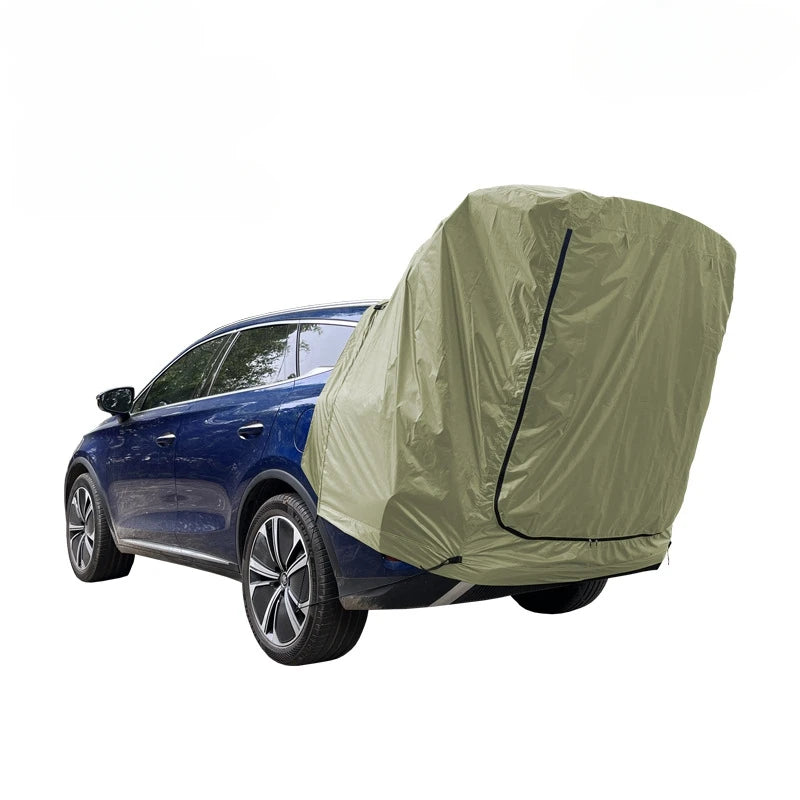 Outdoor SUV/MPV & Cat Tail Tent (Roof Extension Sunshade, Rainproof & Anti-Mosquito. NO POLES)