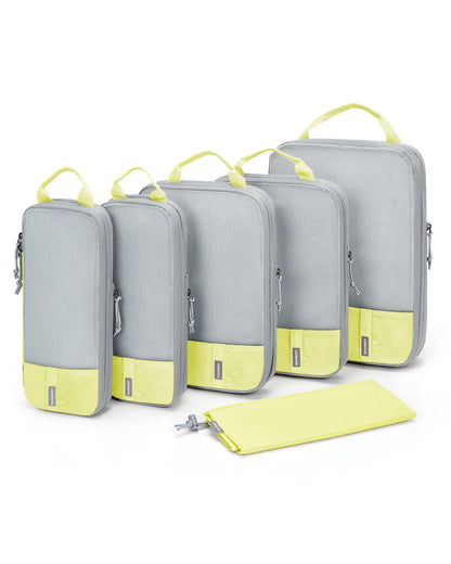 Durable & Lightweight Organizer Compression Packing Cubes Bags Set (2/4/6)