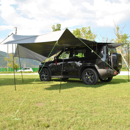 Car Rear Canopy Tent with Three-Sided Awning