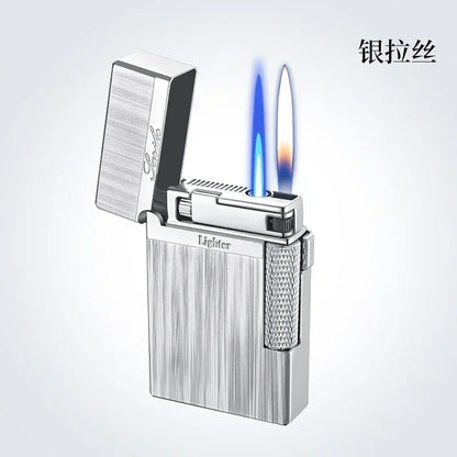 Metal Windproof Double Flame Butane Torch Lighter