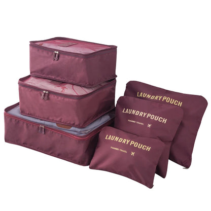 Travel Organizer Packing Cubes Set (6 or 8 Pieces)
