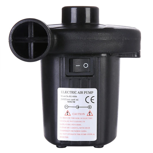 Multi-Purpose Electric Inflatable Pump – 12V/220V for Car, Camping, Mattress, & Boat (70W)