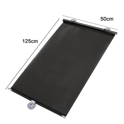Rear & Front Side Window Car Sunshade Curtains with Suction Cups