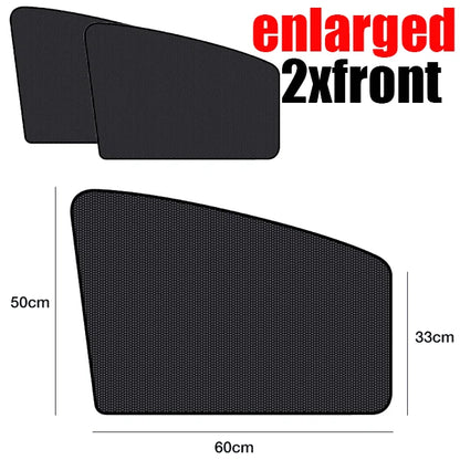 Magnetic Blackout Car Window Shades – UV Protection & Breathable Mesh