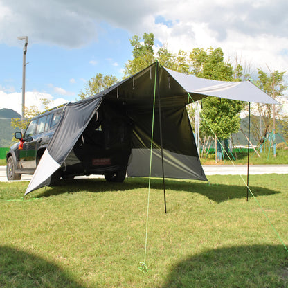 Car Rear Canopy Tent with Three-Sided Awning