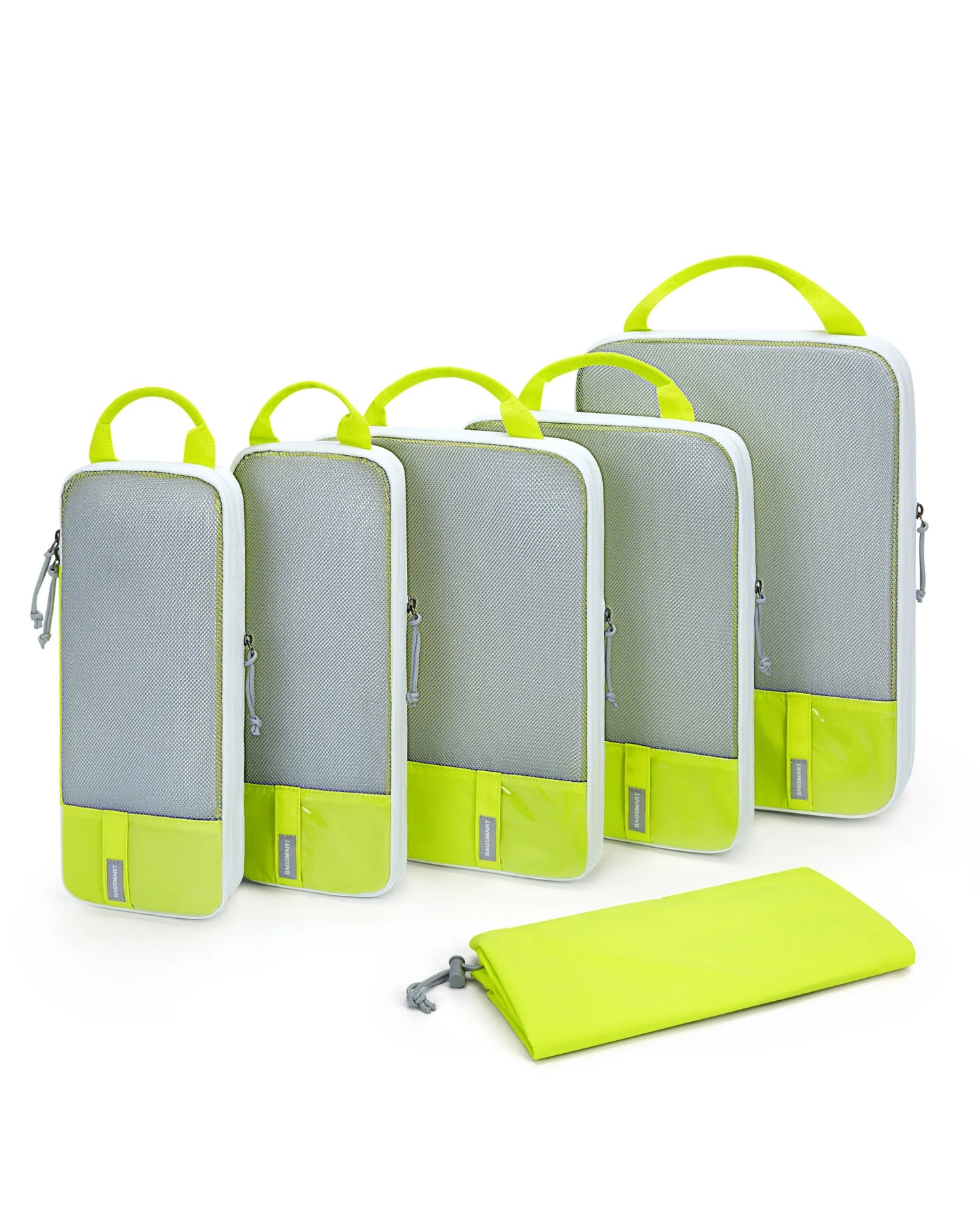 Durable & Lightweight Organizer Compression Packing Cubes Bags Set (2/4/6)