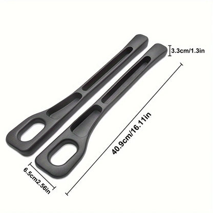 Car Seat Gap Storage Organizer – 2PC Waterproof PU Gap Fillers with Grooves