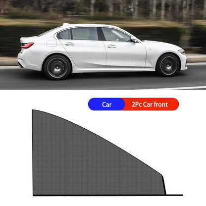 Elastic Mesh Car Window Shades – UV & Mosquito Protection for Front & Rear Side Windows